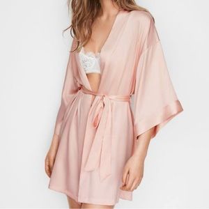 Victoria’s Secret Pink Love Rhinestone Embellished Silk Rope with Pockets, M/L